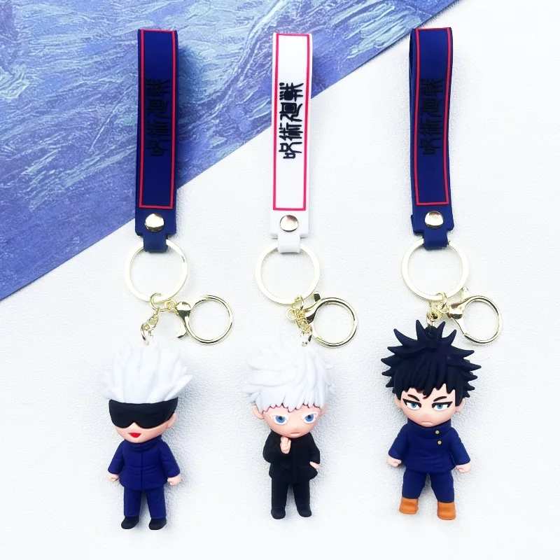 juul keychain Anime Jujutsu Keychain Geto Suguru Satoru Gojo JJK Phone Charm Accessories Pendant Keyring Bag Jewelry Gift