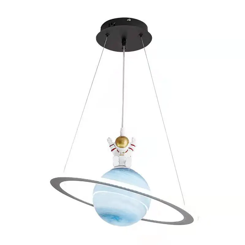 

Planet lamp children's room chandelier creative wandering earth boys and girls room bedroom space starry sky