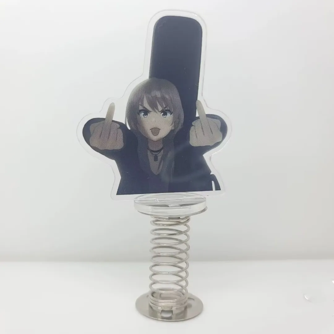 Figurine d'anime Cry Band pour filles, Cruciseri Momoka Kawaragi, doigt Kawaii, musique à bascule de printemps en acrylique, ornement de voiture de bureau, cadeaux jouets