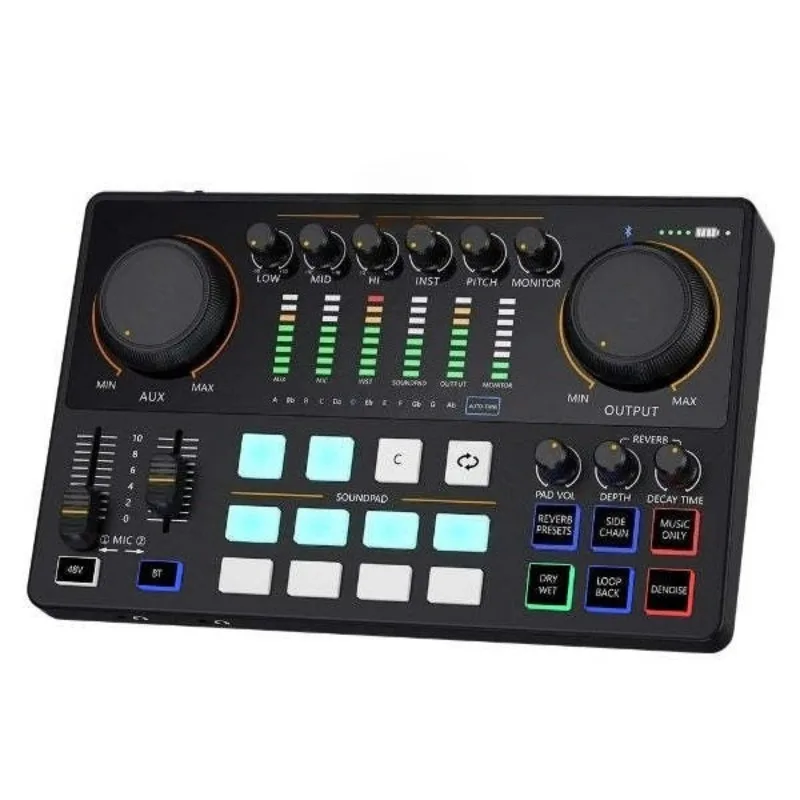 E2 Sound Card Singing Live Broadcast Special Equipment, A Full Set of High-end Flash Guest Mobile Phone Computer Professional