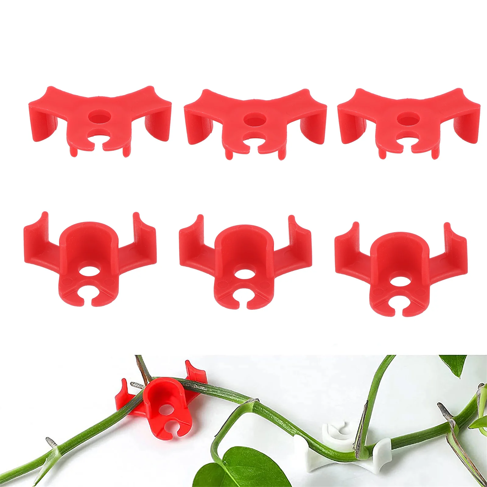 10/20/50PCS Plant Stem Training Bending Clamps Branches Clips For For Low Stress Planting Plant Growth Manipulation Devices