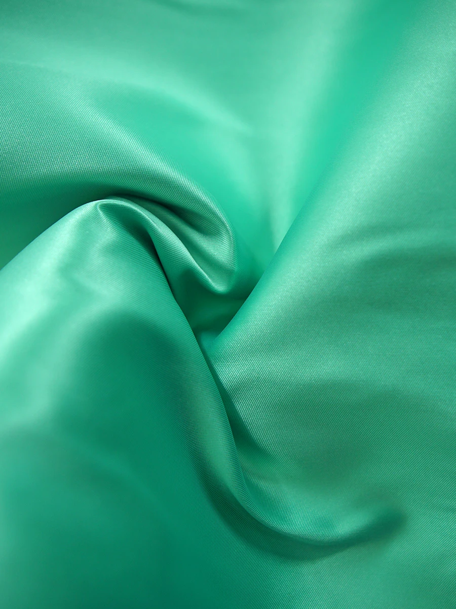 Green series Mikado satin fabric bridal gowns ribbon DIY sewing twill satin fabrics for sewing