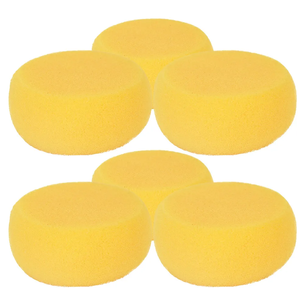 6Pcs Reusable Painting Sponges Round Watercolor Set Drawing Crafts Cleaning Pottery Art Brush Supply