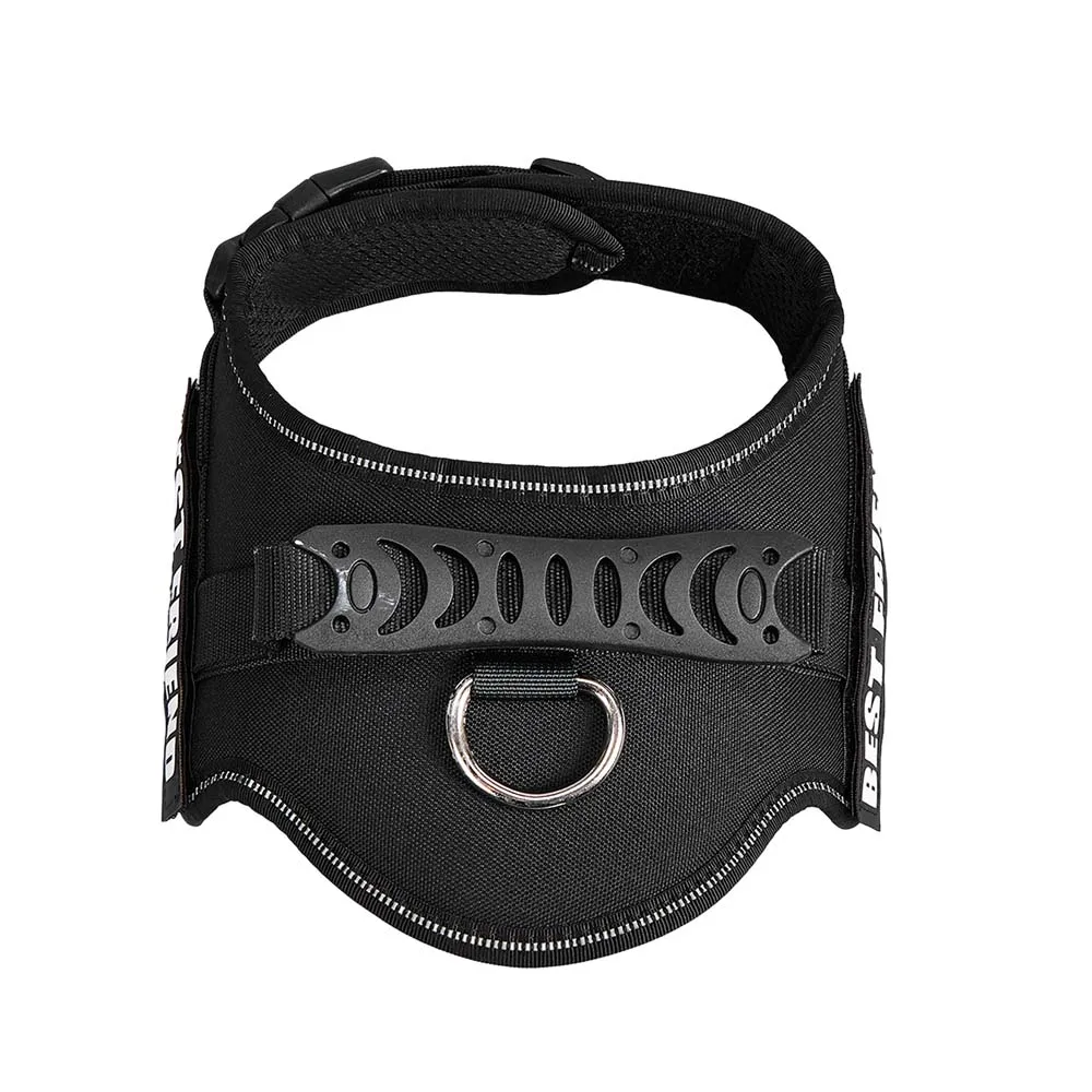 Reflektierendes Hundegeschirr, Weste, Aufnäher, ID, individuell, ohne Ziehen, atmungsaktiv, verstellbar, Haustiergeschirr für Hunde, Outdoor-Walking, Hundebedarf – Detail 33