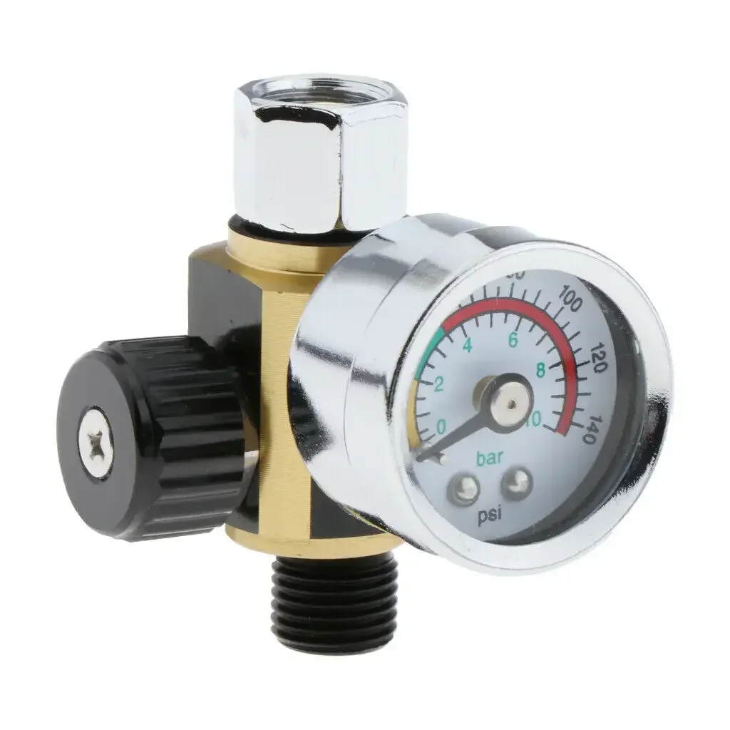 

Air Control Pressure Gauge Compressor Regulator Real time Adjustment Control Pressure High grade Spray Tool For Devilbiss Iwata