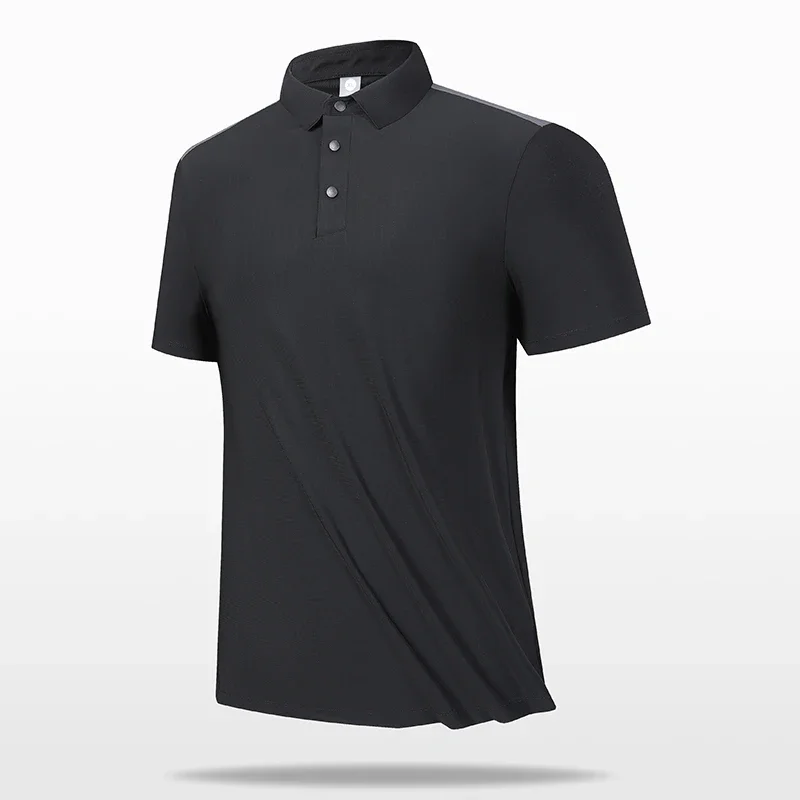 Summer high quality men's golf Sports breathable POLO shirt Outdoor running football Fitness Sports breathable short sleeve Tees