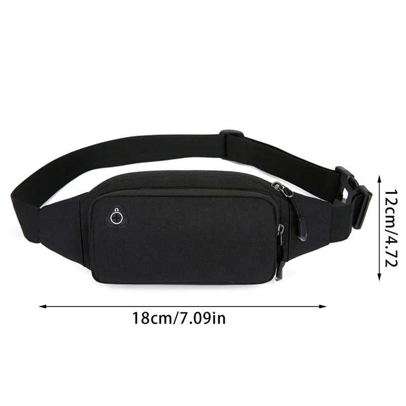 Waist Fanny Pack Belt Bag Tactical Motorcycle Rider Sports On Foot Climb Camping Nylon Sports Waist Bag 2024 New