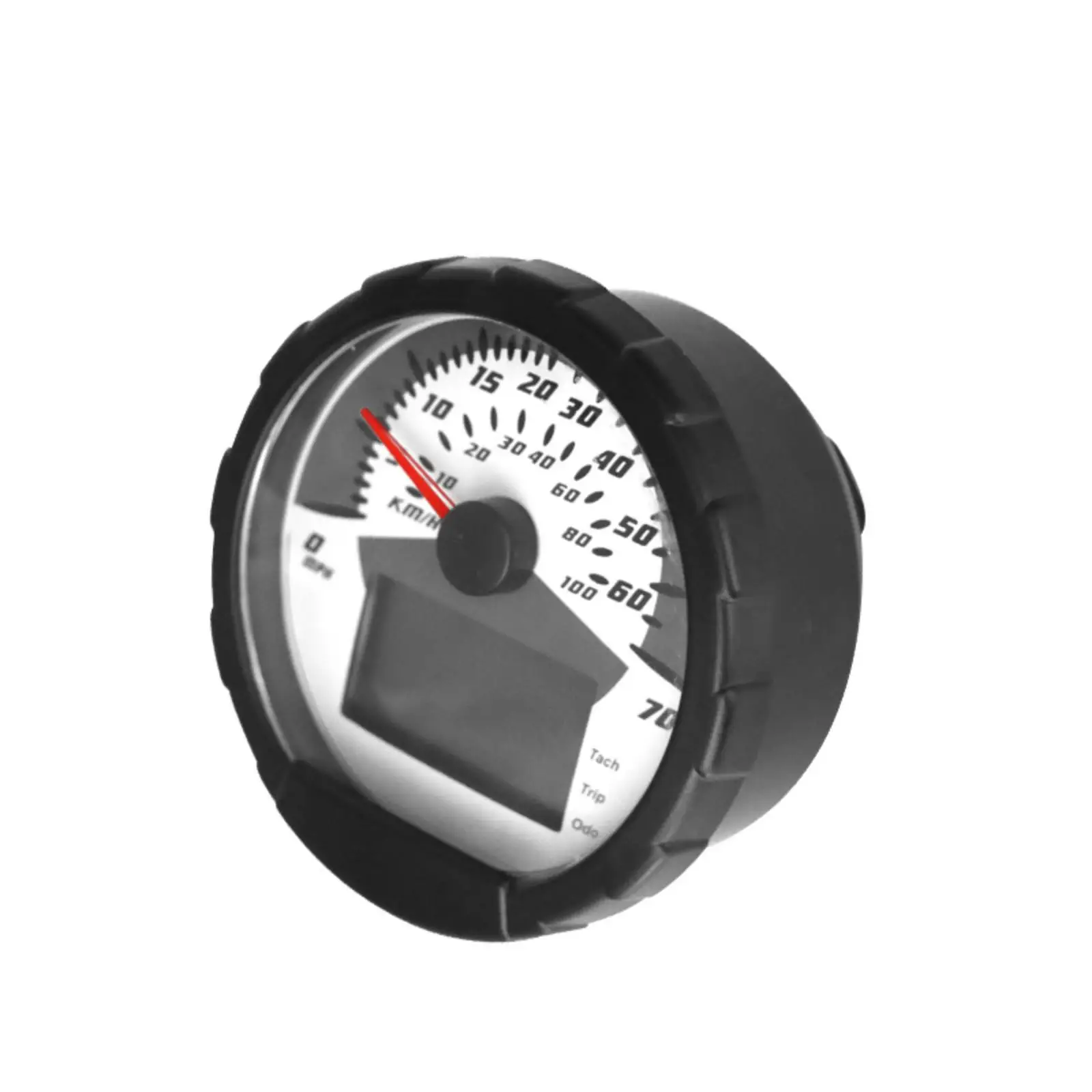 Compact Engine Tachometer with Dual Display and Trip Function for Universal Motorcycle and Car Installation