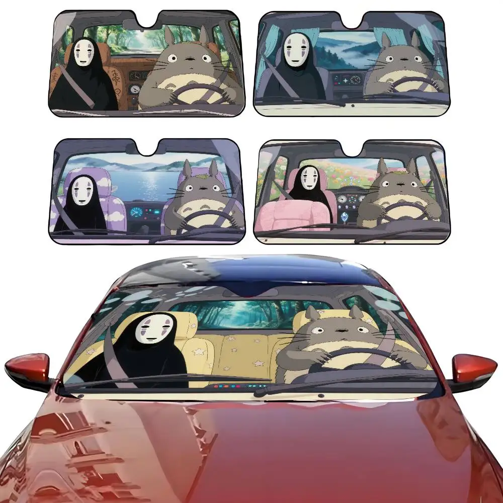 

Аниме S-Spirited, милый выездной водитель, забавный автомобильный солнцезащитный козырек, зонтик, лобовое стекло автомобиля, солнцезащитный козырек, защита от ультрафиолета и внутренний охладитель