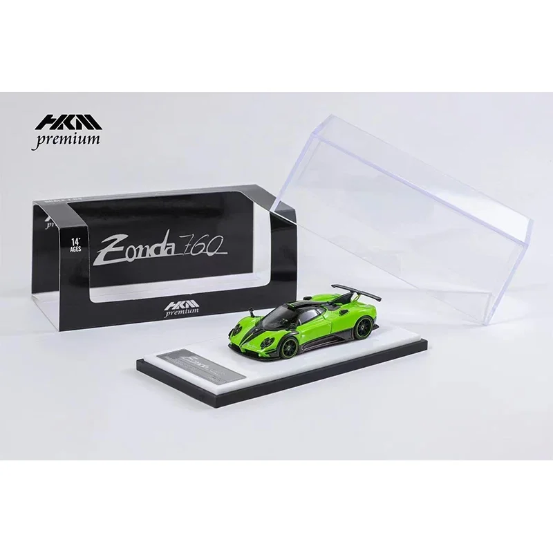 PreSale HKM 1:64 Zonda 760 Berlinetta 2014 Diecast Diorama Car Model Collection Miniature Toys