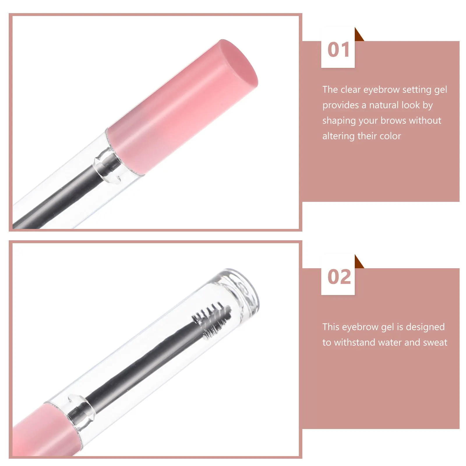 جل تحديد الحواجب الشفاف المقاوم للماء طويل الأمد لتصفيف الحواجب للحواجب المحددة بدون تغيير لون #5