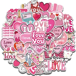 50PCS Love Print Sticker Luggage Scrapbooking Art Picture Living Room Laptop Skateboard Graffiti DIY Phone Scrapbooking Sticker