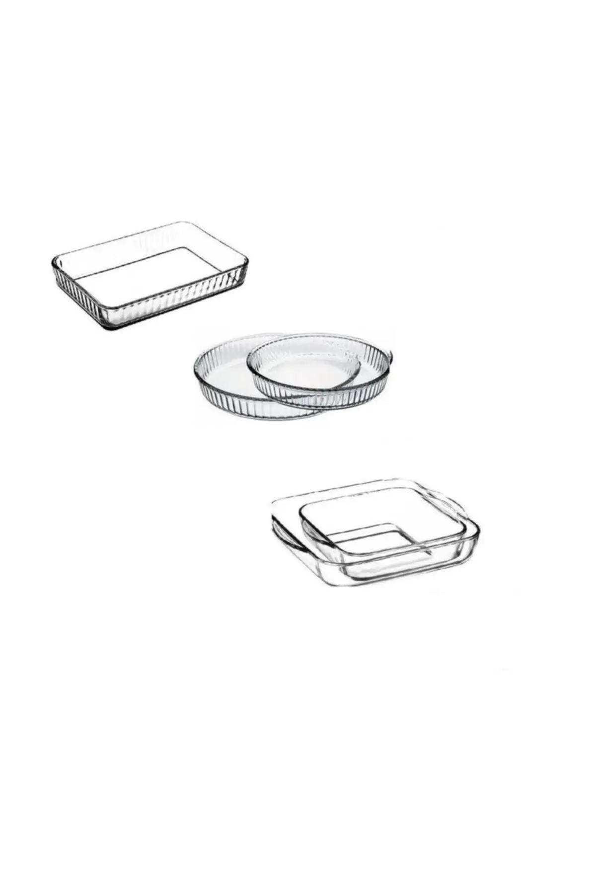 

Borcam oven tray-5 Li Borcam Set luxury 2022 tray Tea tray Tea tray