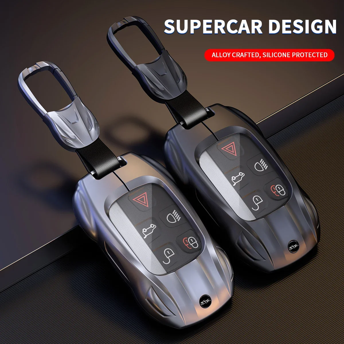 Zinc Alloy Car Key Case Cover Keyless Protection Shell For Land Rover A9 Range Rover Sport Evoque Freelander Discovery