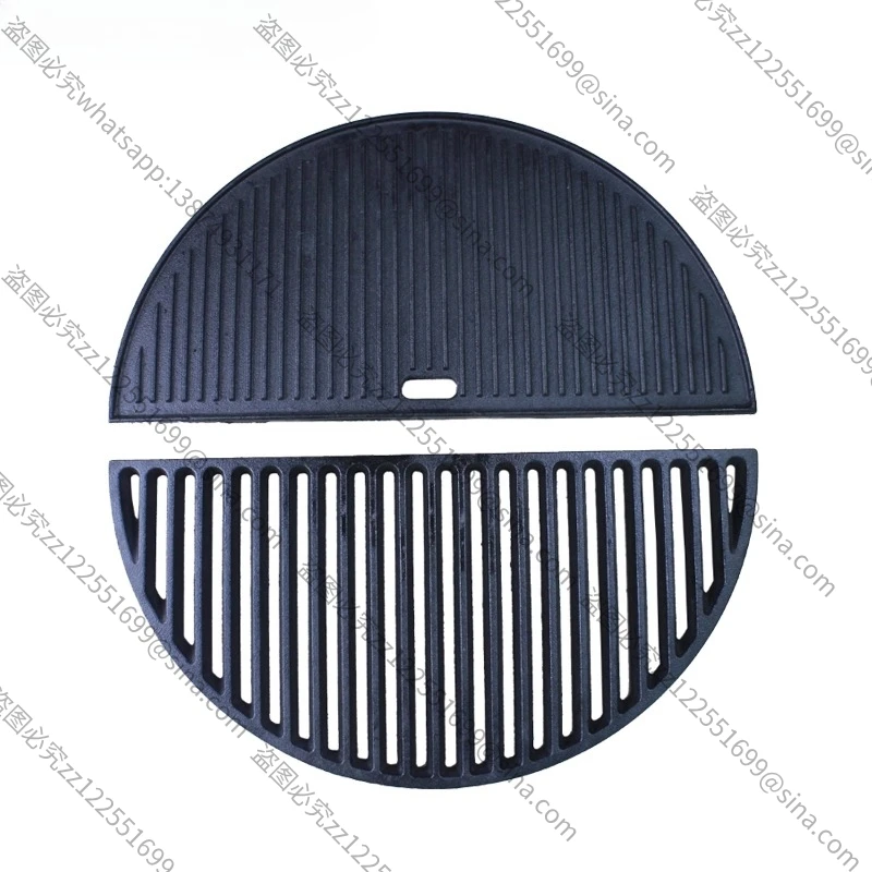 Suitable for 21 Inch Ceramic GrillSemi-circular Cast IronGrill, Cast Iron GrillPlate Cast Iron GriddleGrill