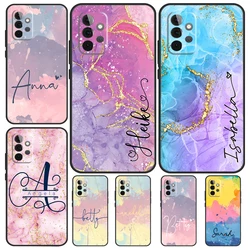 Personalised name wotercolour rainbow Phone Case For Samsung Galaxy A53 A33 A23 A13 A52 A32 A22 A12 A51 A71 A14 A24 A34 A54 A21S