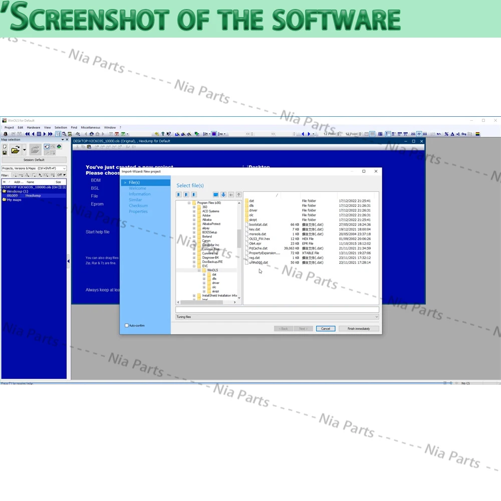 Car software Winols 4.7 diagnostic pour voiture Automobiles and car parts WINOLS Repair equipment Vehicle Maintenance data base