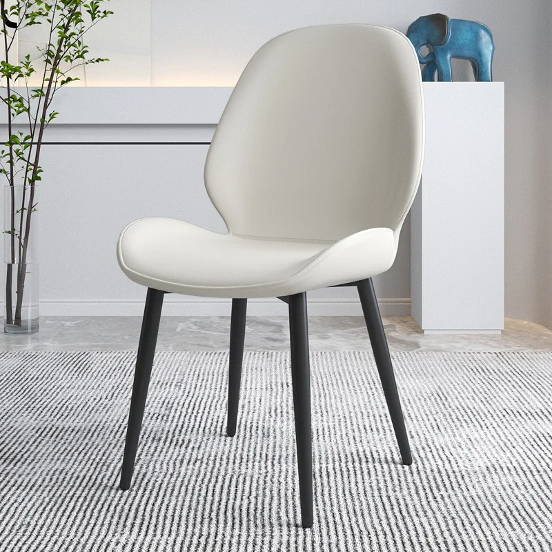 

Бытовой обеденный стул, скандинавская современная простота, легкий роскошный стул из технической ткани