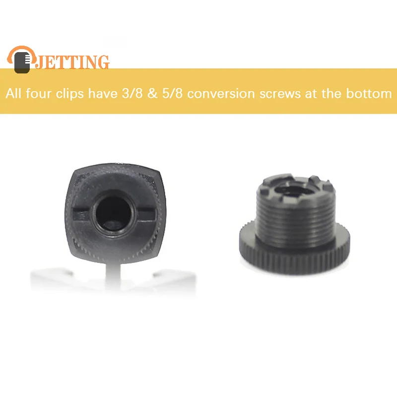 Multifunctionele praktische draagbare microfoonhouder Universeel podiumgebruik Clipstandaard Draaibaar Verstelbaar Rekbaar Duurzaam