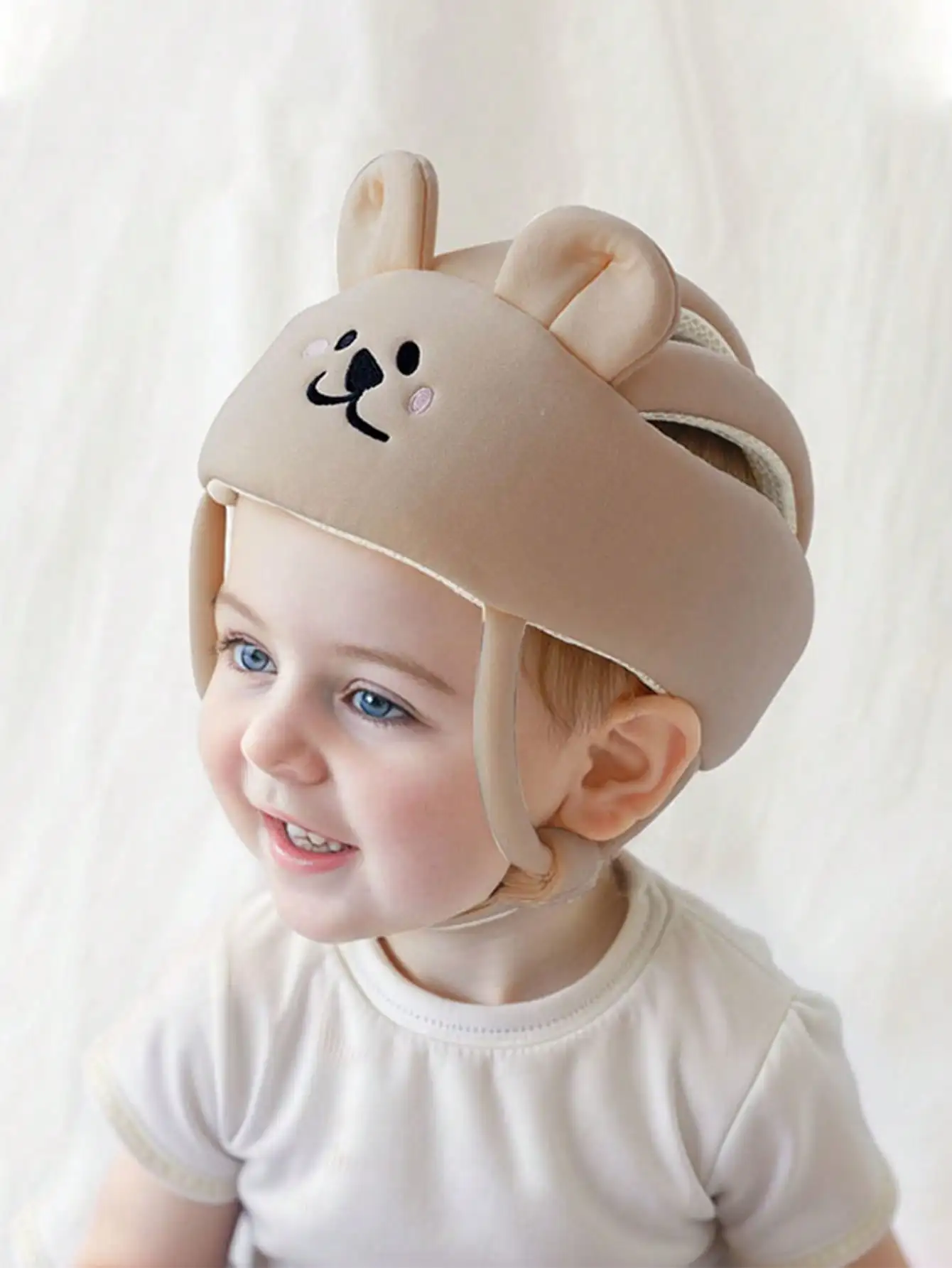 

Baby Infant Toddler No Bumps Safety Helmet Head Cushion Bumper Bonnet Baby Head Protector - Baby Helmet for Crawling Walking Run