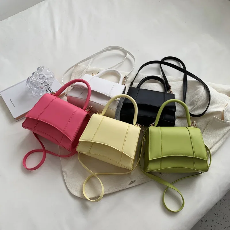 Messenger Bag Women Fashion Rainbow Color Luxury Handbags PU Jelly Designer Purse and Ladies Hand Bag Women Bags