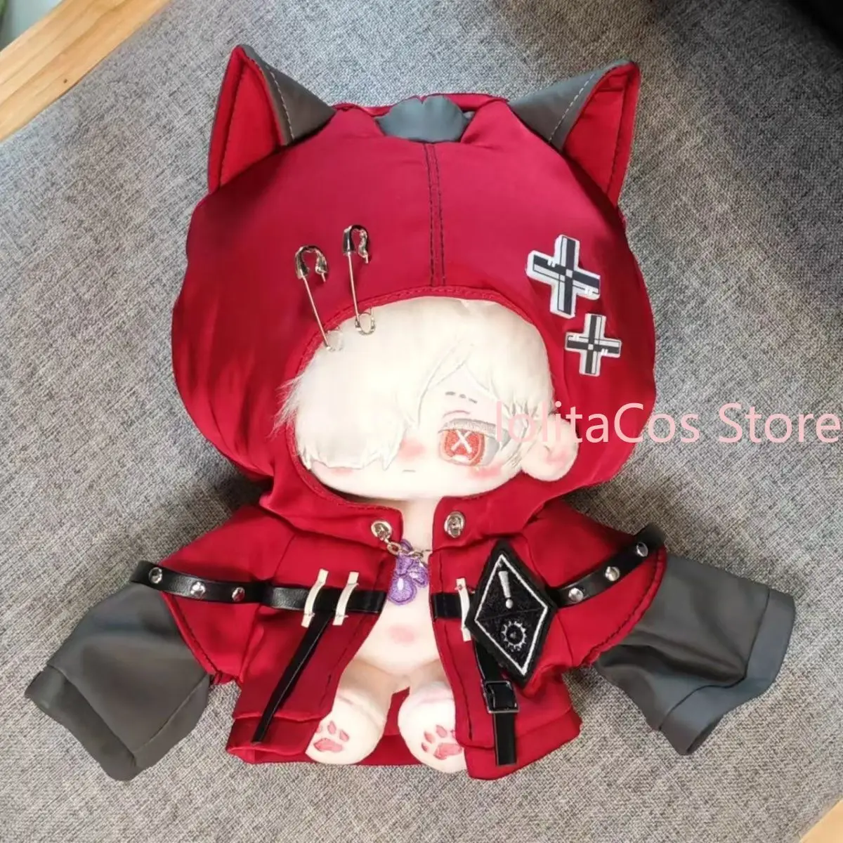 20cm Identity Ⅴ Andrew Kreiss Grave Keeper Plush Doll Kawaii Stuffed Toys Cosplay Dress Up Toys Gift Birthday Cotton Figure Xmas view 3