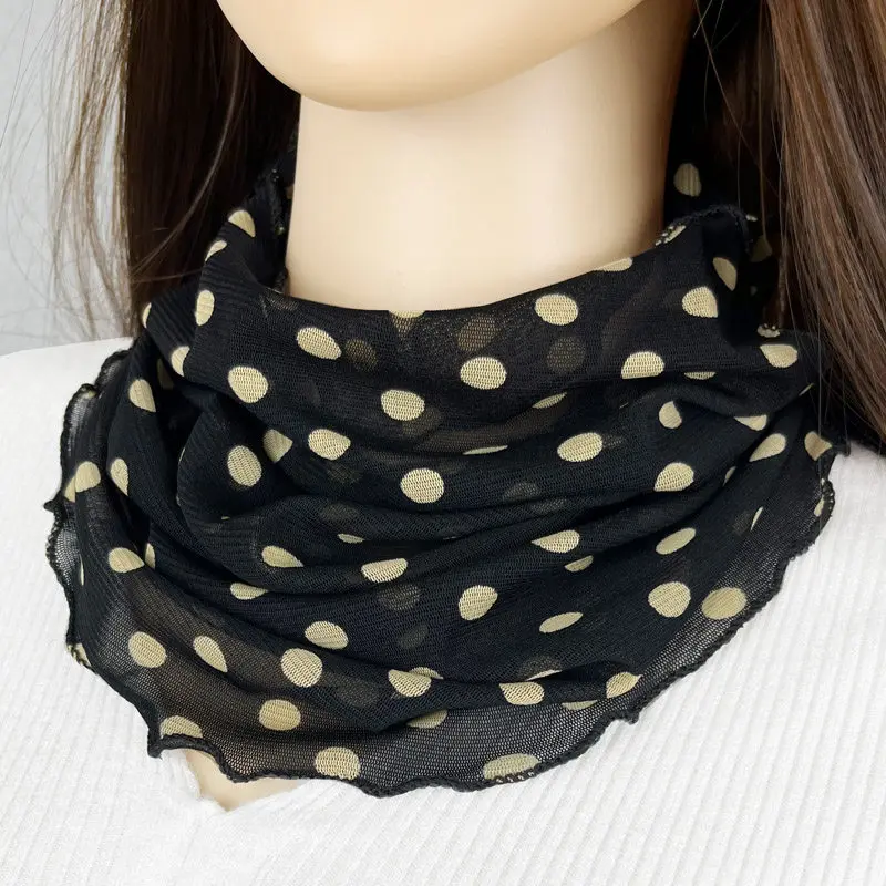 多用途の新しい春夏耳掛け日焼け止めスカーフフェイスマスク女性の薄いスタイルオーバーヘッドネックカバースカーフ