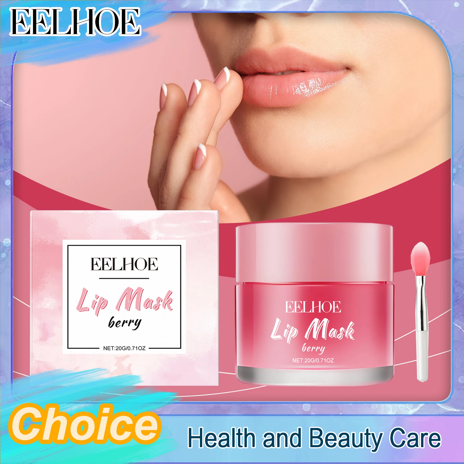 Sleeping Lip Mask Moisturizing Nourishing Hydrate And Dilute Lip Lines Soften Cracked Lips And Remove Dead Skin Jelly Lip Mask