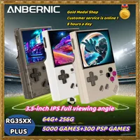 ANBERNIC RG35XX Plus 3.5 Inch Video Games Support Wireless Controlle Retro Handheld Game Player Console Classic  Output PSP Gift