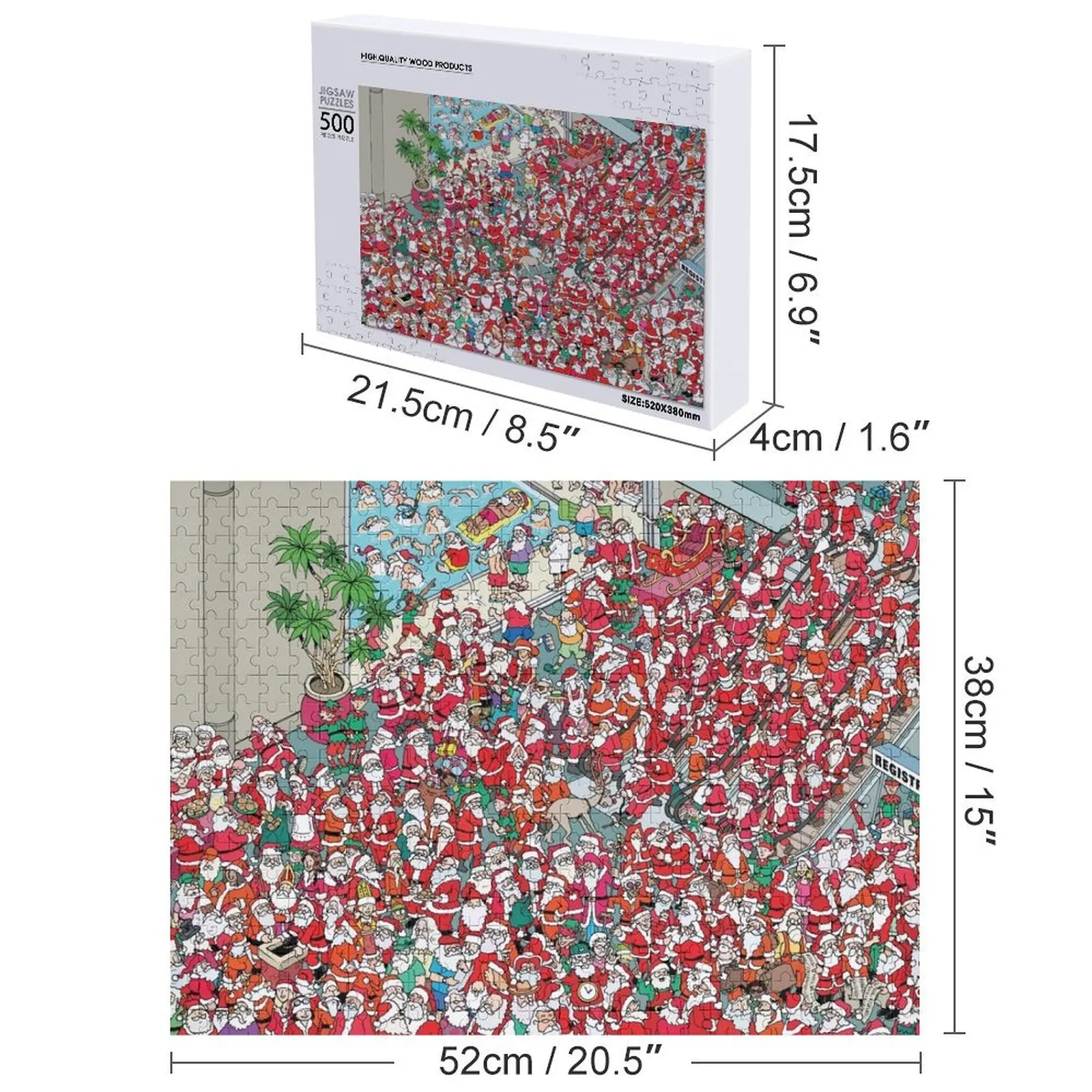 Santa Convention Puzzle Holz Foto personalisierte personalisierte Baby Objekt Anime Holz Namenspuzzle