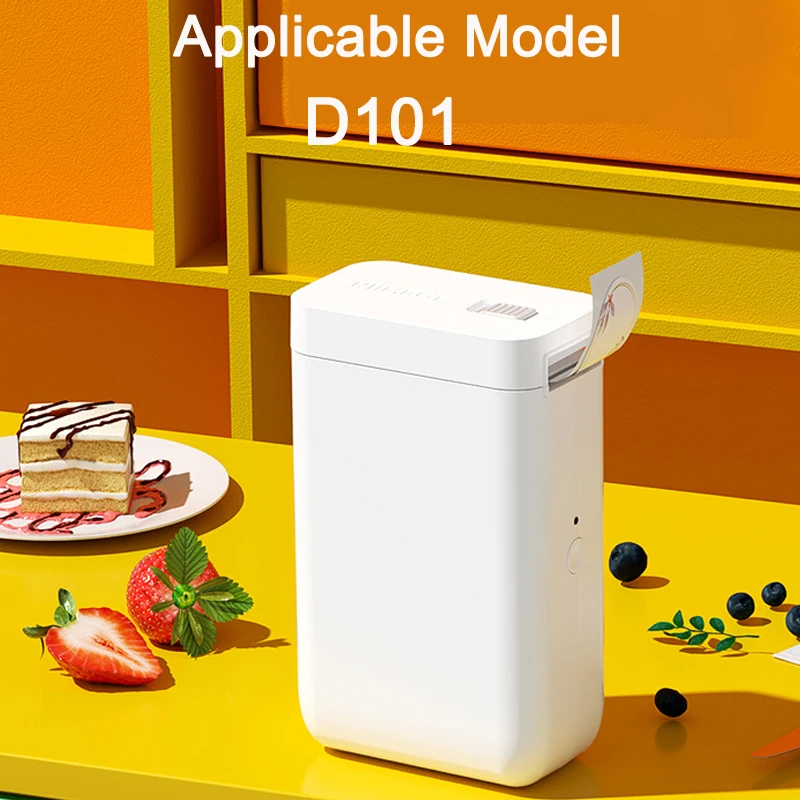 Niimbot D101 كابل التسمية تصنيف ملصق ذاتية اللصق مقاوم للماء تحديد العلامة تسمية الأسلاك الكهربائية للطابعة D101