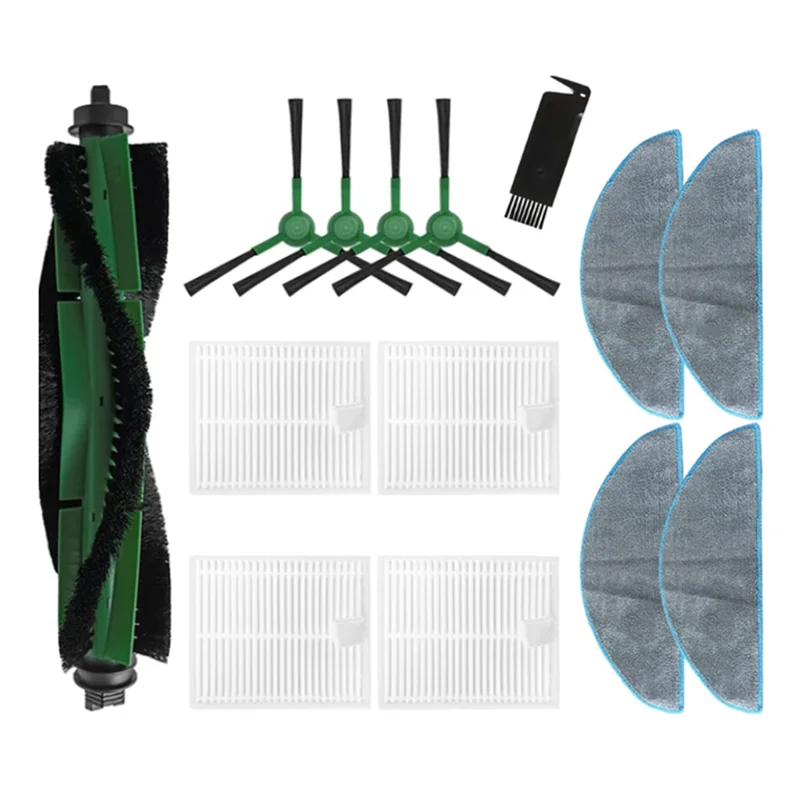 

N96R 14PCS For Irobot Roomba Combo Essential / Vac Essential Y0112 Vacuum Cleaner Accessories Main Side Brush HEPA Filter Mop