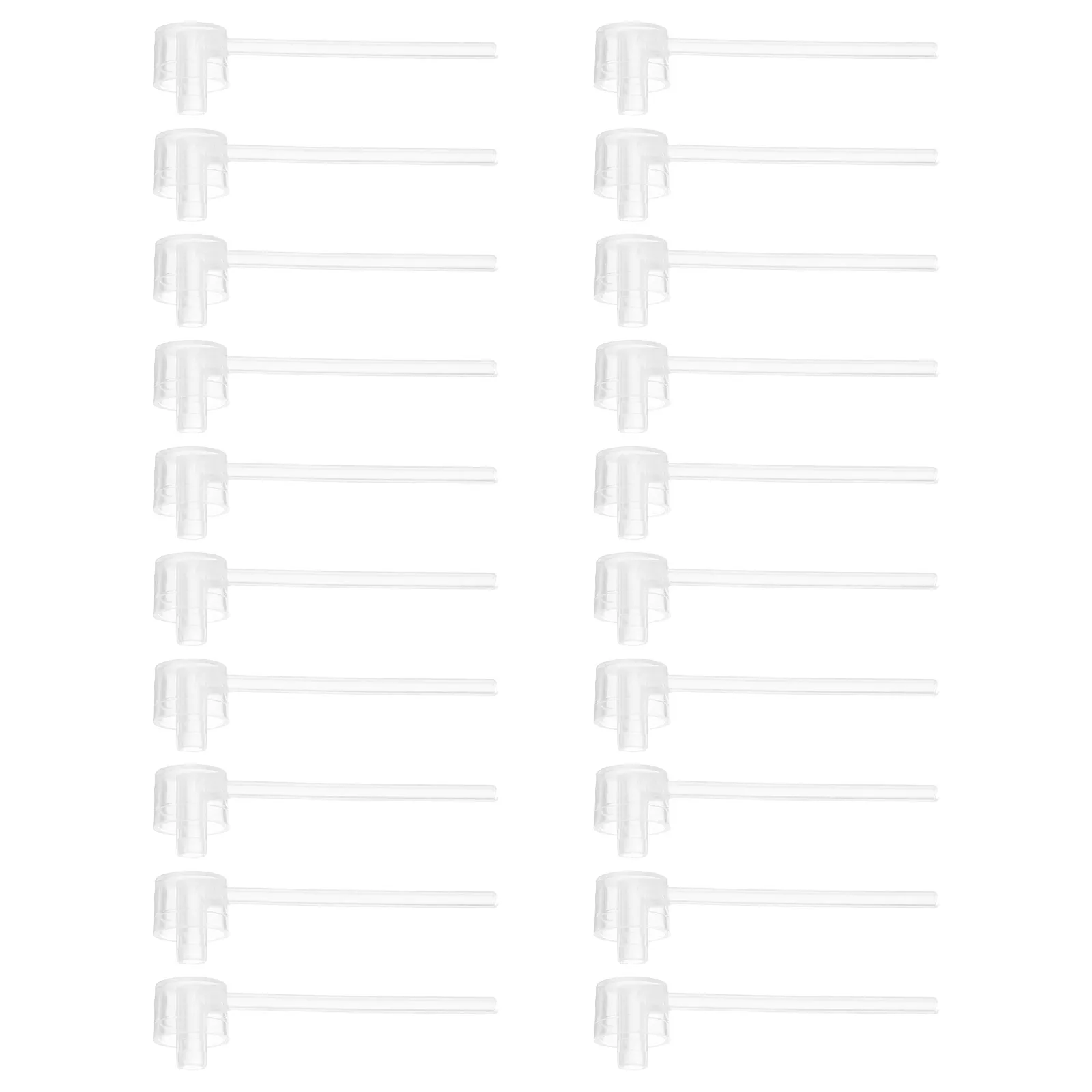 

20pcs Perfume Dispenser Compact Refill Tool White Travel Pump Bottle for Samples Sprayer Transfer Device