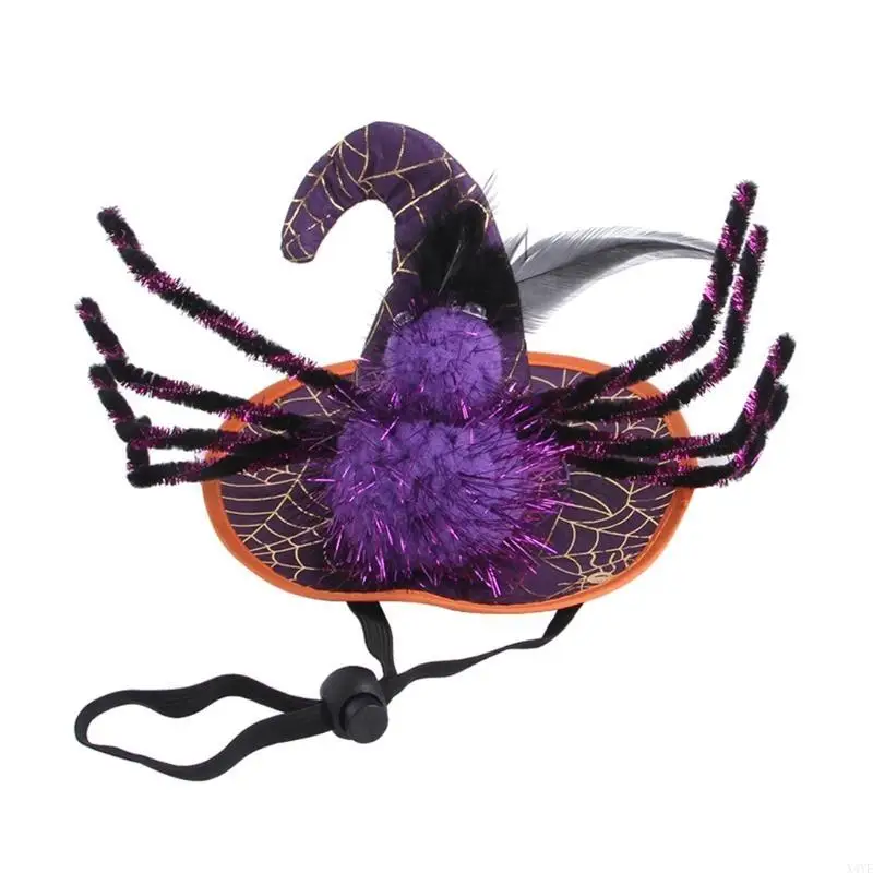 

X4YE Halloween Pet Costume for Cat Puppy Dog Halloween Hat Collar Suit for