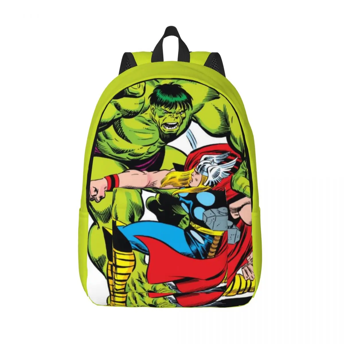 Niestandardowy Hulk VS Thor Klasyczny podróżny plecak płócienny Mężczyźni Kobiety Szkoła Laptop Bookbag College Student Torby na co dzień