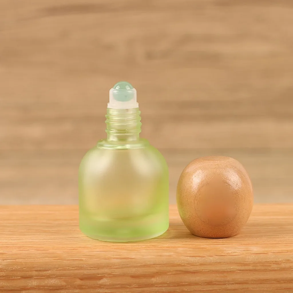 1pcs 10ml Glass Roller Bottle Perfume Roll On Bottle Mini Essential Oil Containers Sample Empty Bottle Travel Refillable Vials