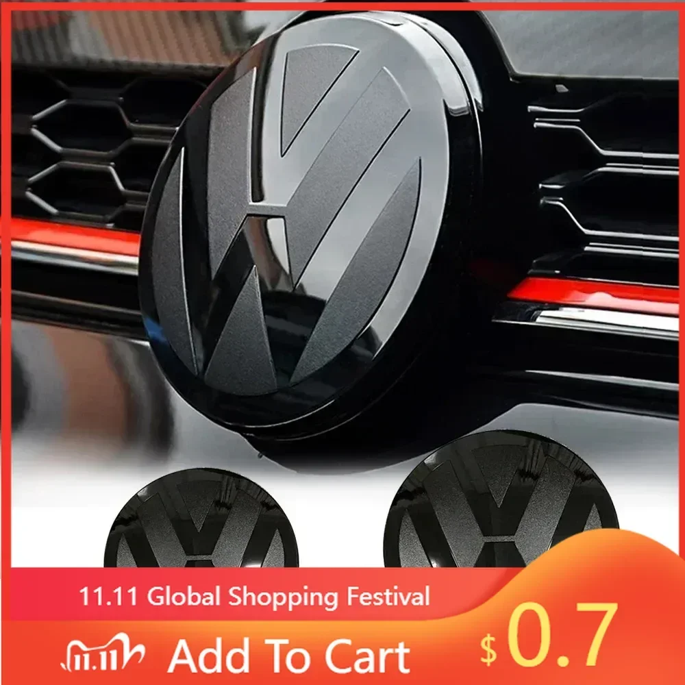 

Наклейка-эмблема для тюнинга автомобилей VW Volkswagen Golf MK6, MK7, MK7.5, MK8 (2010-2024), не влияет на ACC, передняя и задняя эмблема