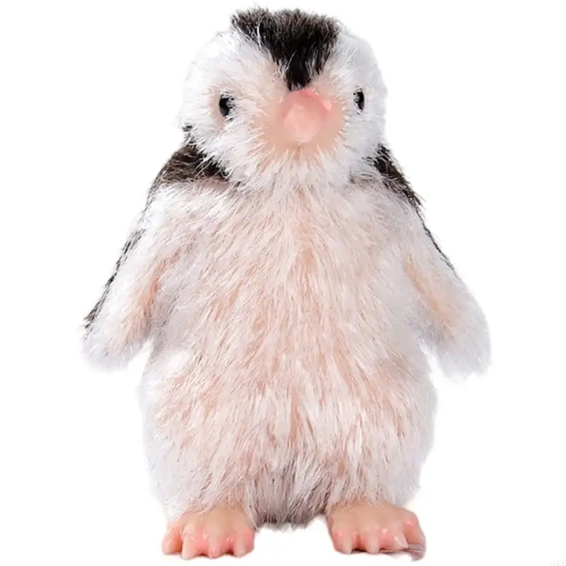 

16FE Handmade Realistic Penguins Figure Toy Dolls Squeezable Animal Toy for Stress Relief Kids Cognitive Toy Animal Figurine