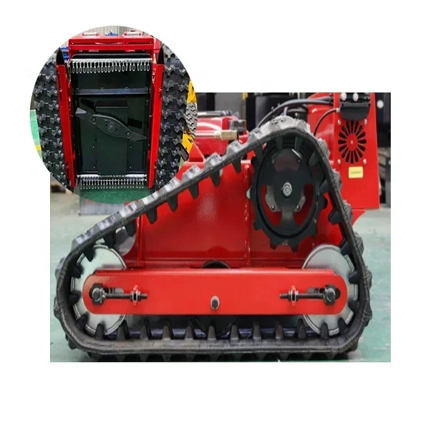 New crawler type remote control lawn mower Increase and widen the mowing range Remotely operated intelligent   robot