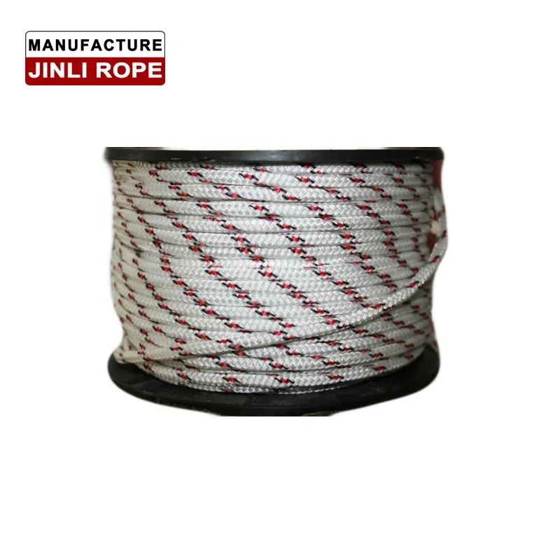 JINLI Marine supply double braided UHMWPE mooring rope for ship dock line