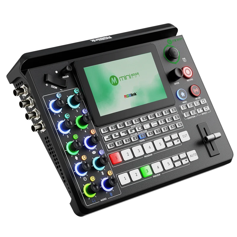 Rgblink mini-edge SDI 10 Channel All-in-One Video Mixer Switcher 5.5 inch HD Screen For Live Streaming Broadcast