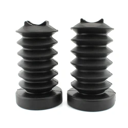 Rubber Parts Rear Fork Boots Shock Absorber Covers Protector Gaiter Gators for Harley Touring Street Electra Glide Road King