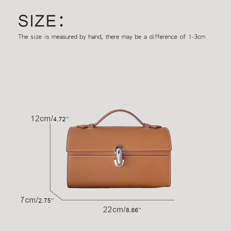 MEDIOW Genuine Leather Bags For Women Luxury Designer Handbag And Purses 2024 New In First Layer Cowhide Lock Korean Casual Hand