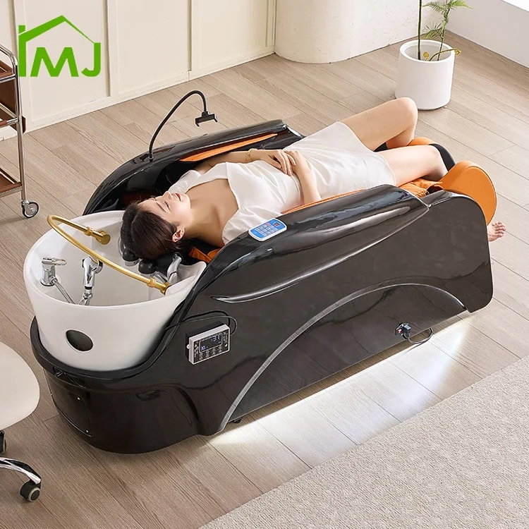 

Hair Salon Furniture Body Electric Bed Massage Table Head Spa Shampoo Bed