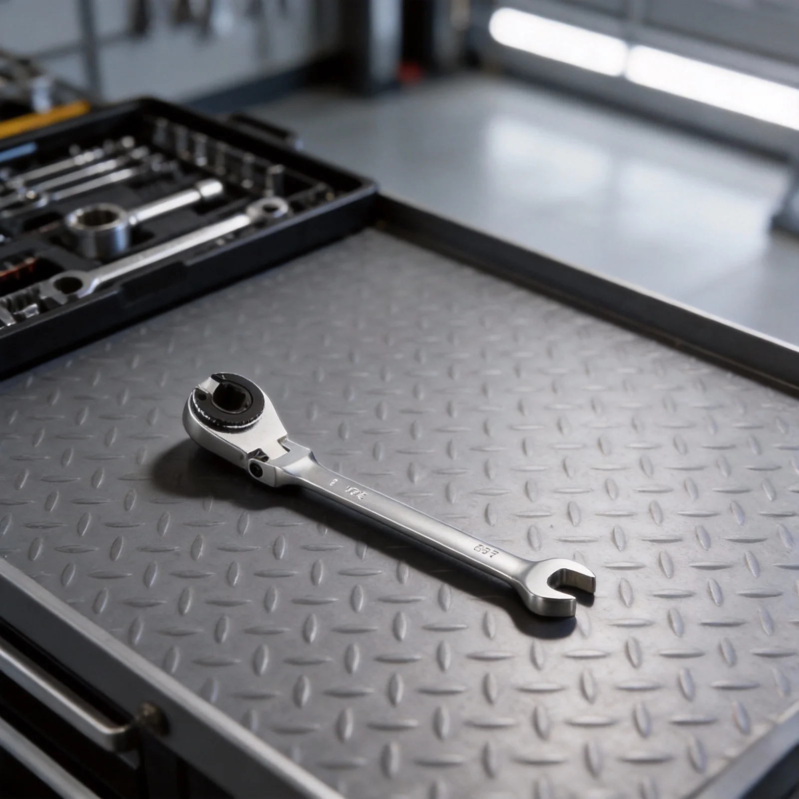 

Гибкий трещоточный ключ с открытым концом, дюймовые размеры 3/8, 1/2, 5/8, для работы с гайками и болтами в труднодоступных местах