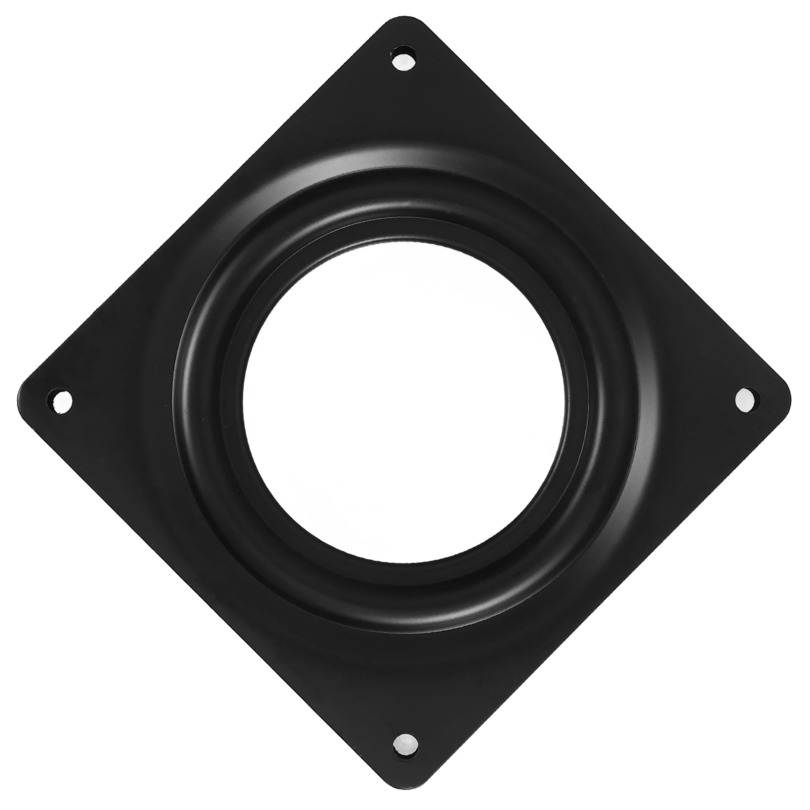 

Rotary Turntable 94mm Black Hollow Mini Rack Zinc Alloy Replacement Base for Bar Stool Swivel Plate Furniture Mechanism Storage