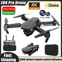 2024 E88 Elite RC Drone – 4K Ultra HD Camera | Foldable & Portable | Altitude Hold | Perfect Gift for Adults & Kids