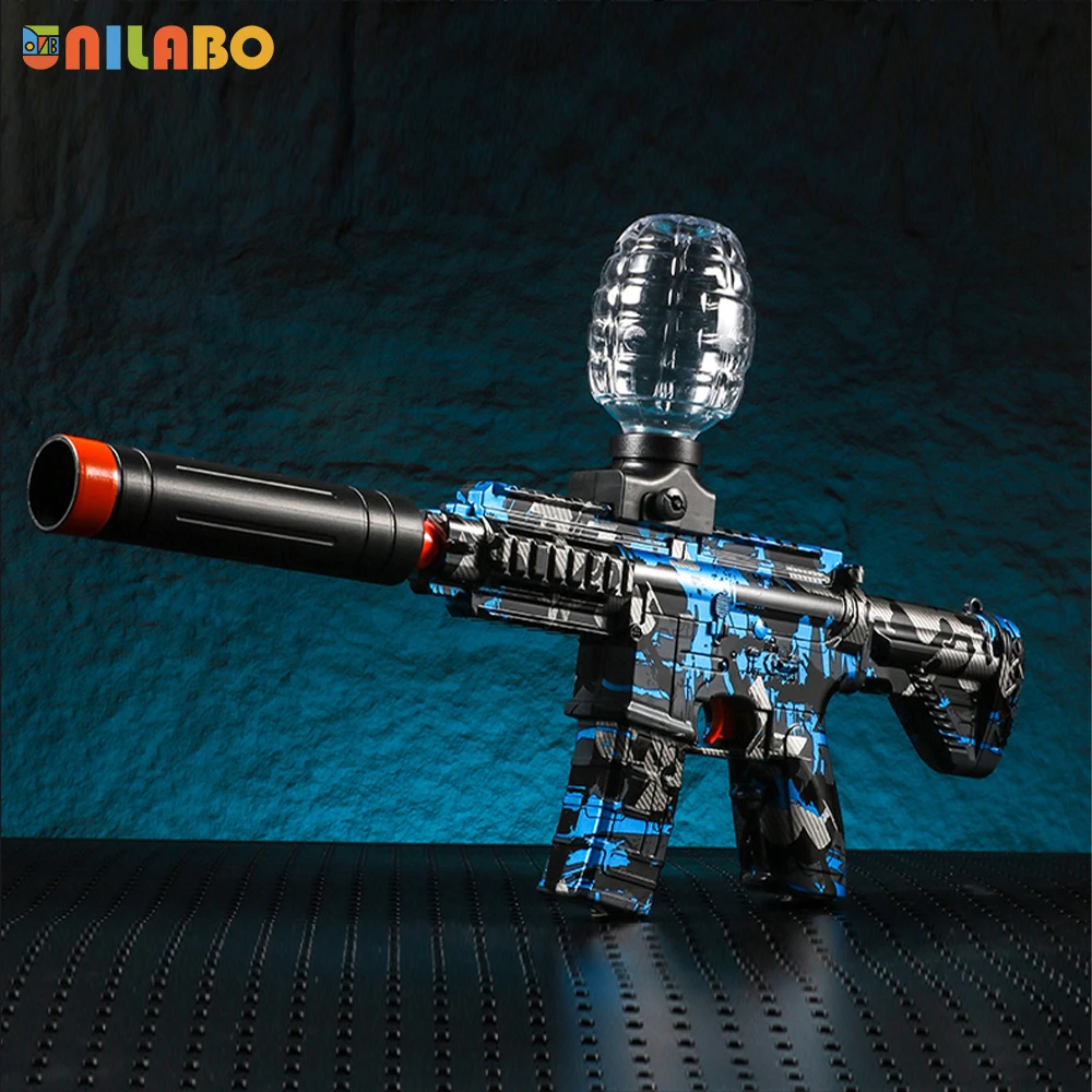 M416 elektrisch blasterpistoolspeelgoed, oplaadbaar automatisch buitenspeelgoed voor teamfamilieactiviteiten, perfect cadeau (kogels exclusief) - afbeelding 2