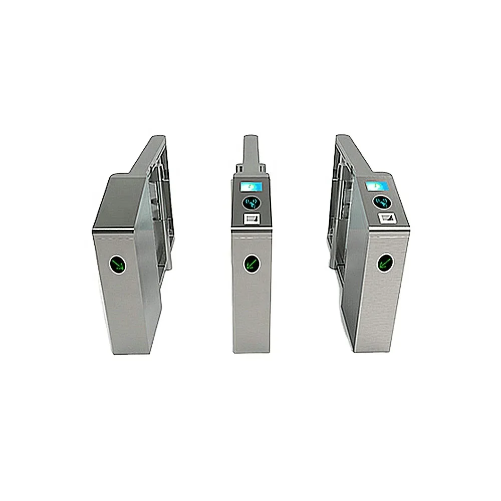 Swing barrier gate servo motor swing barrier gate with qr code reader automatic sliding gate opener control access