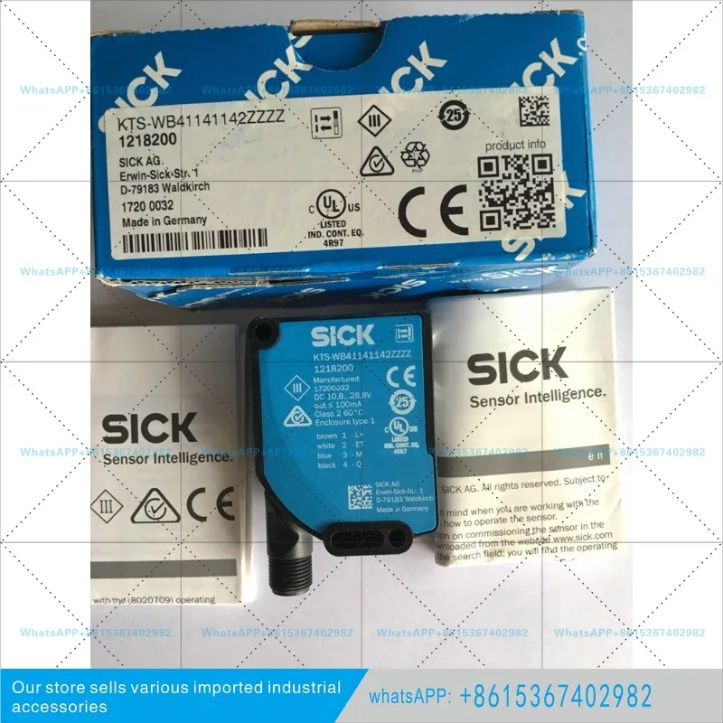 The SICK color scale sensor KTS-WB41141142ZZZZ from Germany